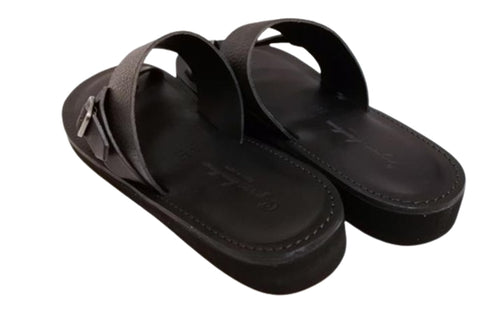 【Organic handloom TRENT ブラック】トングサンダル